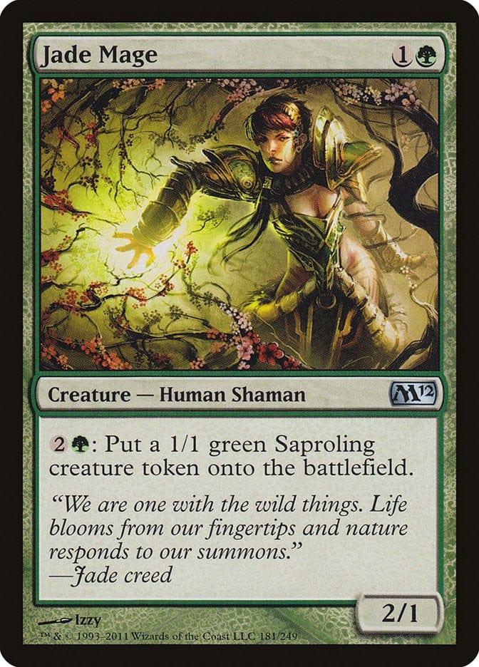 Magic: The Gathering MTG Single Jade Mage [Magic 2012]