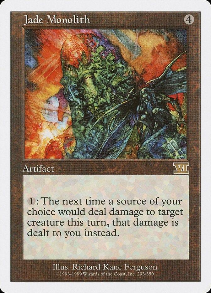 Magic: The Gathering MTG Single Jade Monolith [Classic Sixth Edition]