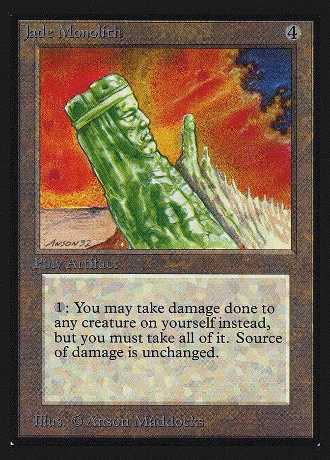 Magic: The Gathering MTG Single Jade Monolith [Collectors’ Edition]