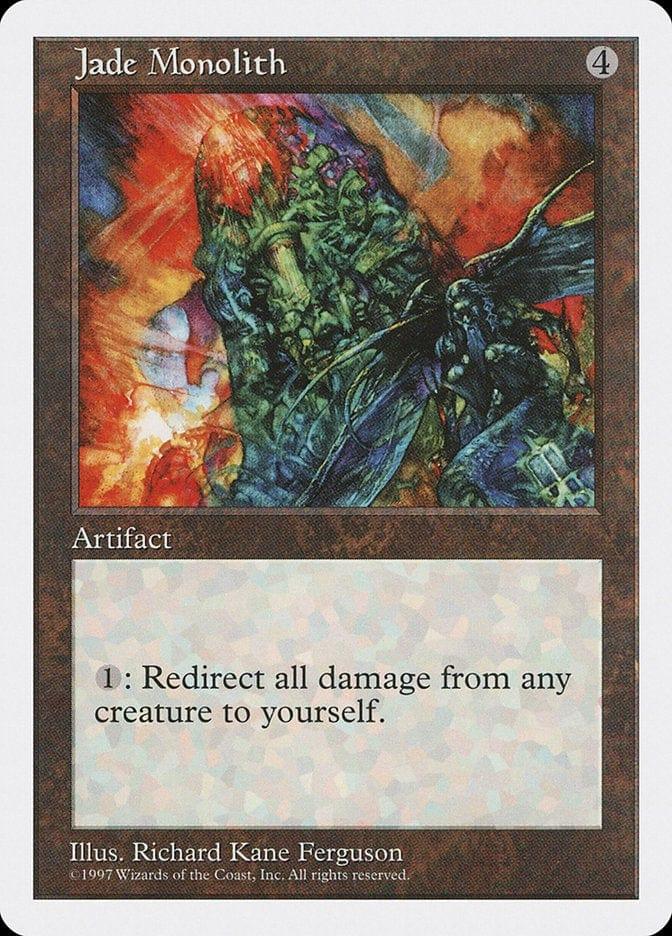 Magic: The Gathering MTG Single Jade Monolith [Fifth Edition]