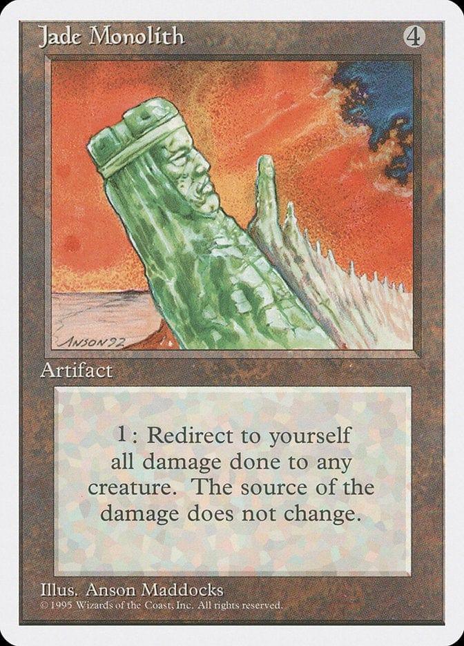 Magic: The Gathering MTG Single Jade Monolith [Fourth Edition]