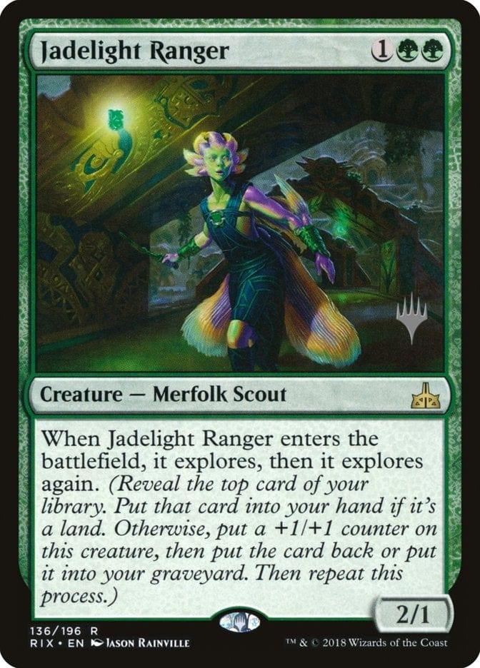Magic: The Gathering MTG Single Jadelight Ranger (Promo Pack) [Rivals of Ixalan Promos]