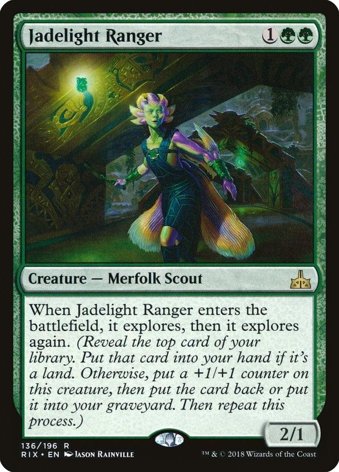 Magic: The Gathering MTG Single Jadelight Ranger [Rivals of Ixalan]
