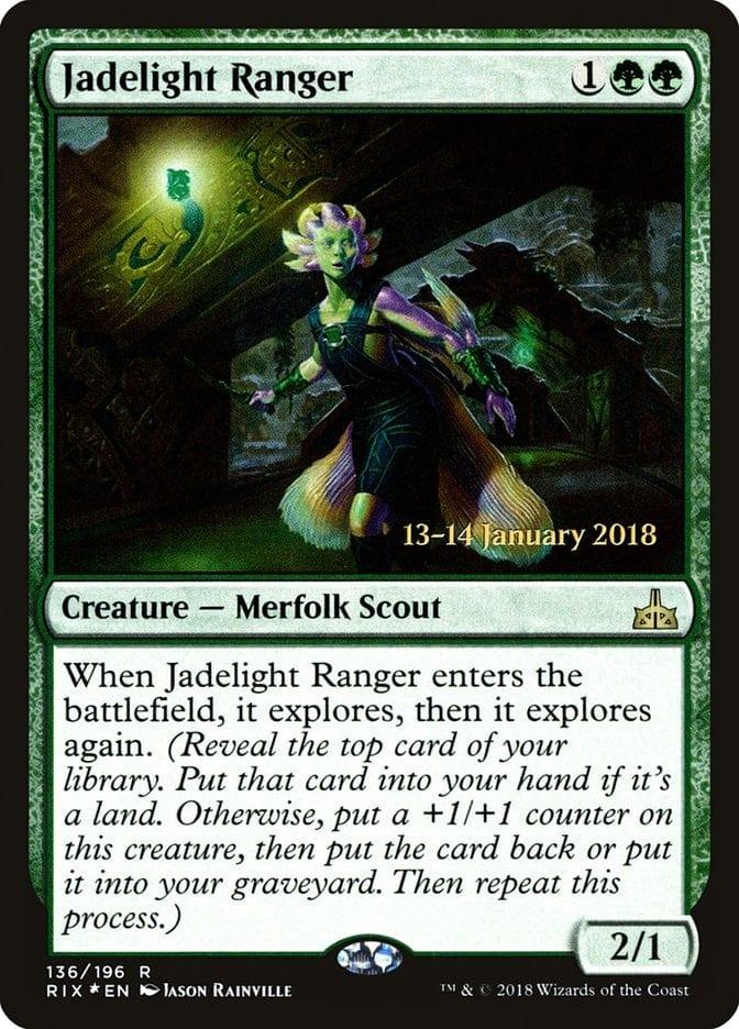 Magic: The Gathering MTG Single Jadelight Ranger [Rivals of Ixalan Prerelease Promos]