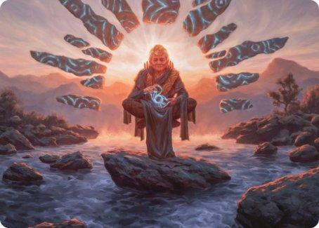 Magic: The Gathering MTG Single Jadzi, Oracle of Arcavios Art Card [Strixhaven: School of Mages Art Series]