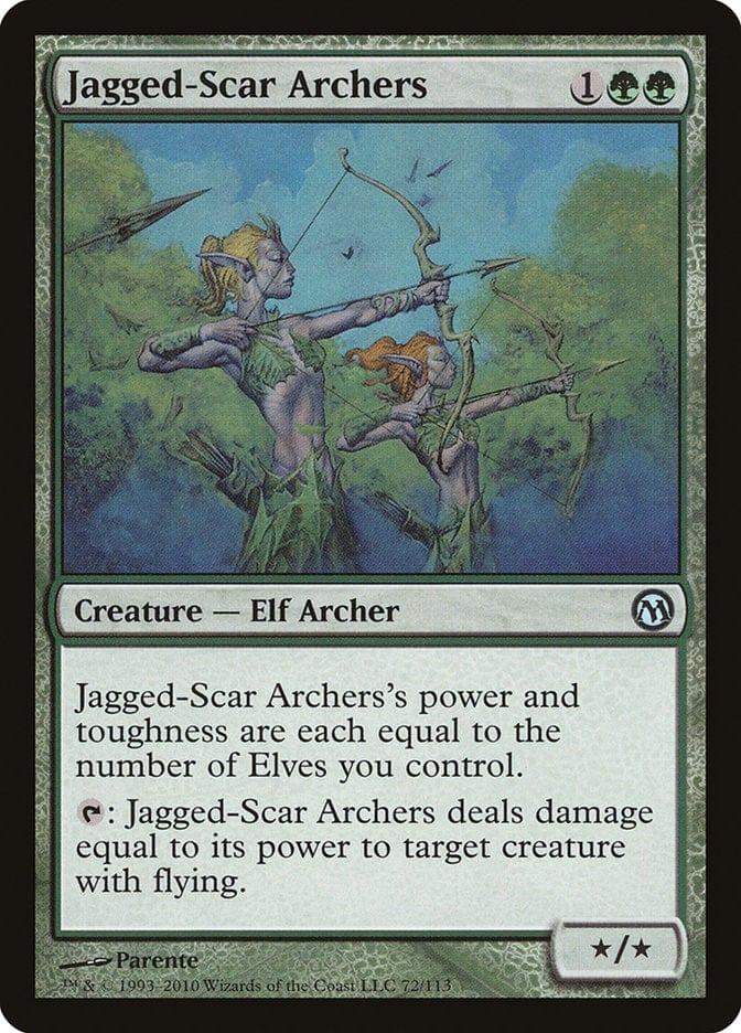 Magic: The Gathering MTG Single Jagged-Scar Archers [Duels of the Planeswalkers]