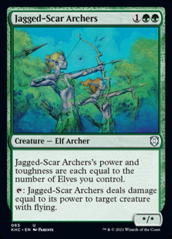 Magic: The Gathering MTG Single Jagged-Scar Archers [Kaldheim Commander]