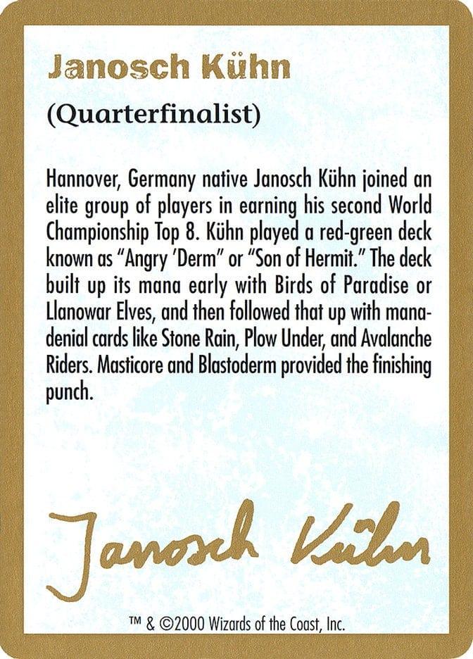 Magic: The Gathering MTG Single Janosch Kühn Bio (2000) [World Championship Decks 2000]