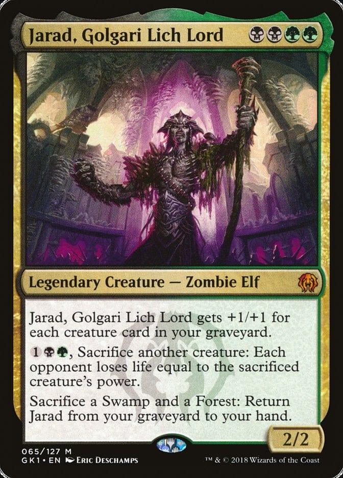 Magic: The Gathering MTG Single Jarad, Golgari Lich Lord [Guilds of Ravnica Guild Kit]