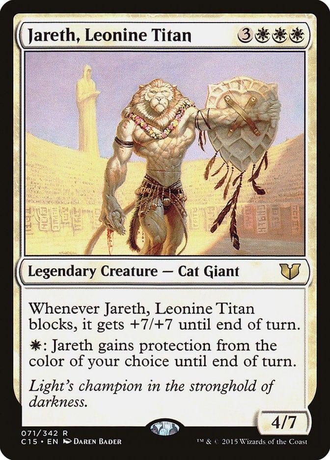 Magic: The Gathering MTG Single Jareth, Leonine Titan [Commander 2015]