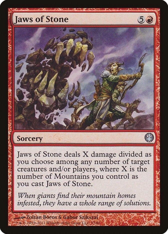 Magic: The Gathering MTG Single Jaws of Stone [Duel Decks: Knights vs. Dragons]
