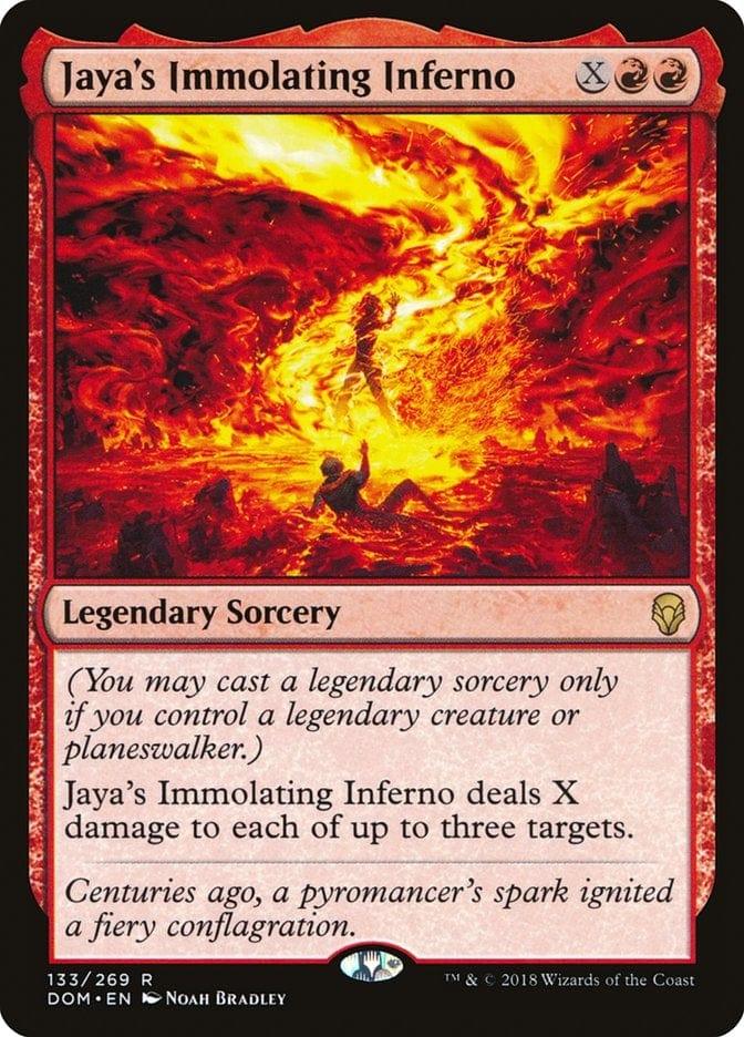 Magic: The Gathering MTG Single Jaya's Immolating Inferno [Dominaria]