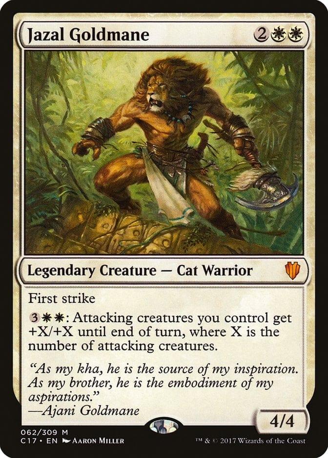 Magic: The Gathering MTG Single Jazal Goldmane [Commander 2017]