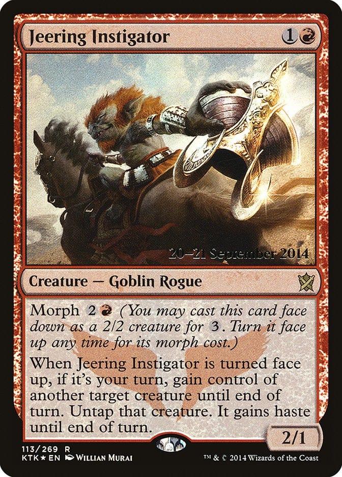 Magic: The Gathering MTG Single Jeering Instigator  [Khans of Tarkir Prerelease Promos]