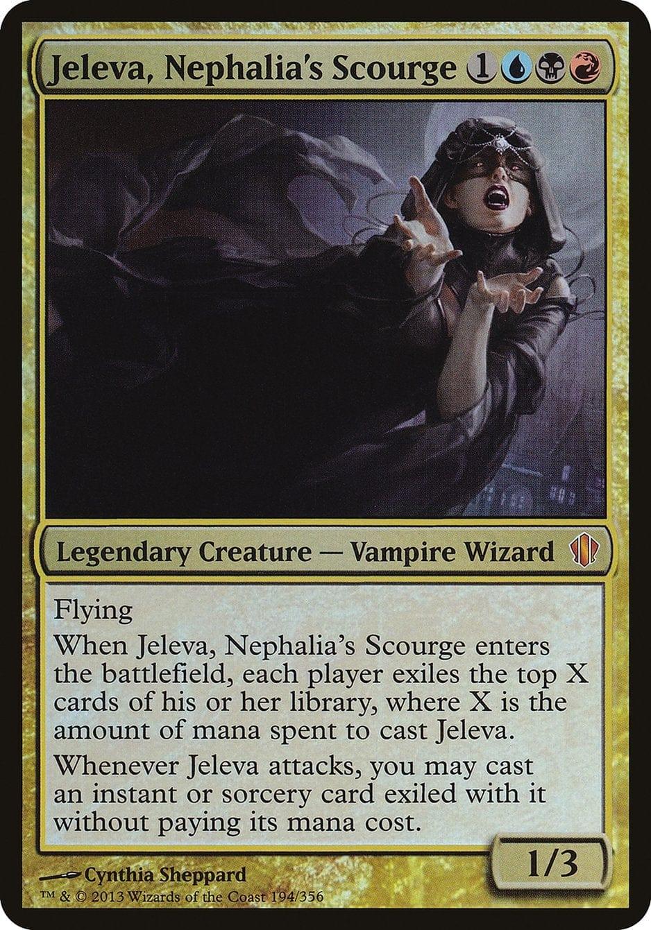 Magic: The Gathering MTG Single Jeleva, Nephalia's Scourge (Oversized) [Commander 2013 Oversized]