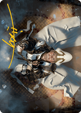 Magic: The Gathering MTG Single Jerren, Corrupted Bishop Art Card (Gold-Stamped Signature) [Innistrad: Midnight Hunt Art Series]