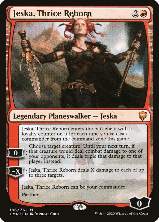 Magic: The Gathering MTG Single Jeska, Thrice Reborn [Commander Legends]