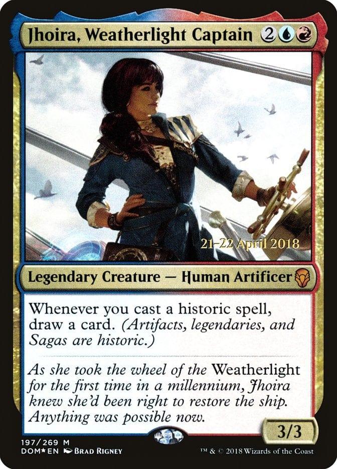 Magic: The Gathering MTG Single Jhoira, Weatherlight Captain  [Dominaria Prerelease Promos]