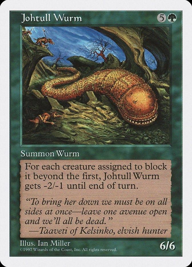 Magic: The Gathering MTG Single Johtull Wurm [Fifth Edition]