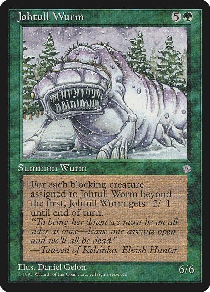 Magic: The Gathering MTG Single Johtull Wurm [Ice Age]