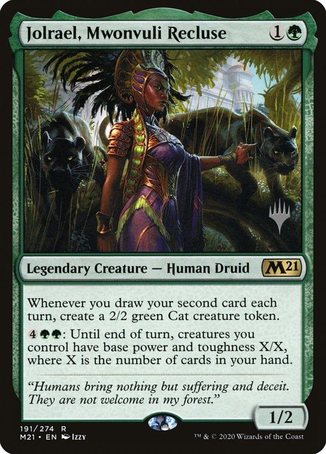 Magic: The Gathering MTG Single Jolrael, Mwonvuli Recluse (Promo Pack) [Core Set 2021 Promos]