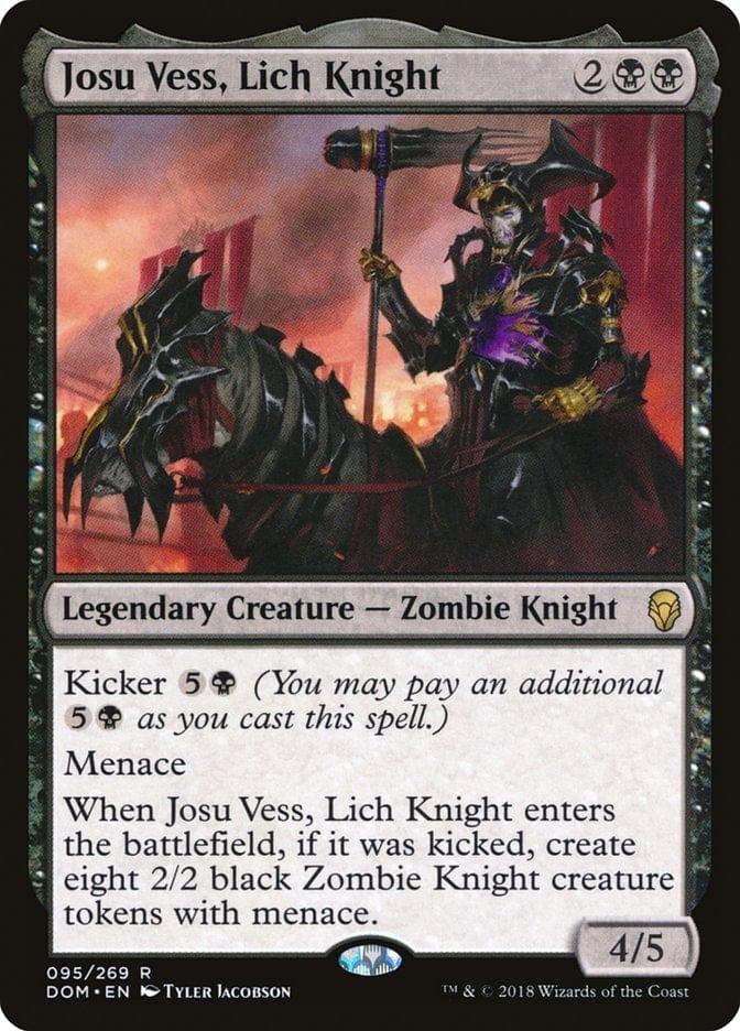 Magic: The Gathering MTG Single Josu Vess, Lich Knight [Dominaria]