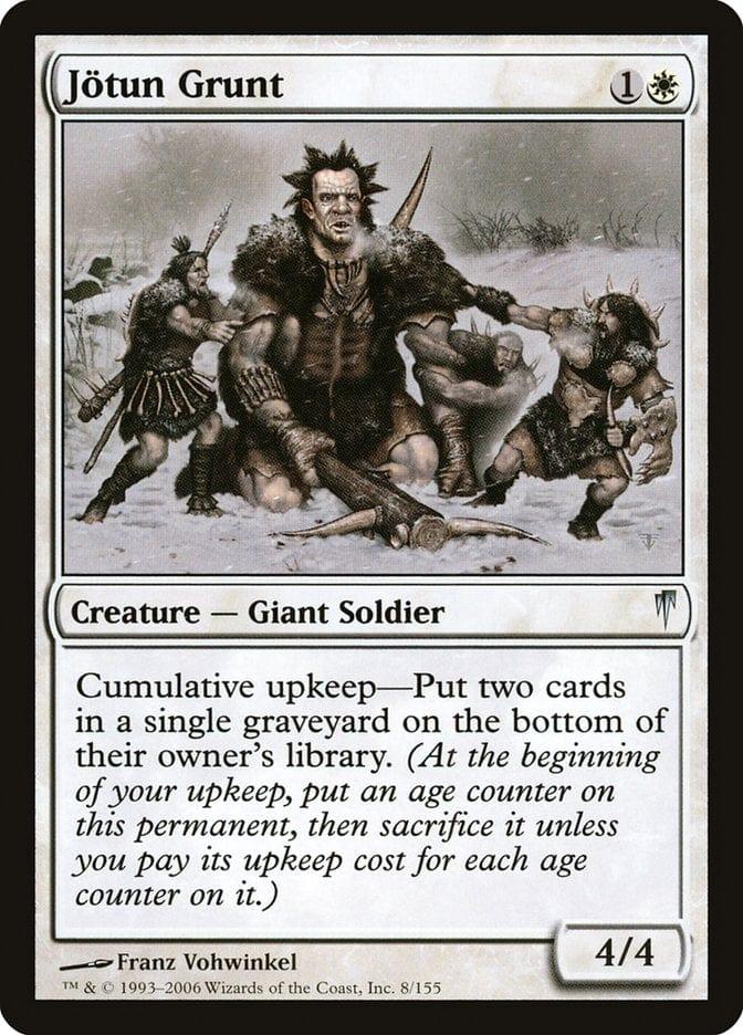 Magic: The Gathering MTG Single Jötun Grunt [Coldsnap]