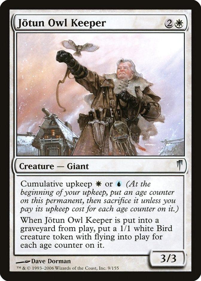 Magic: The Gathering MTG Single Jötun Owl Keeper [Coldsnap]