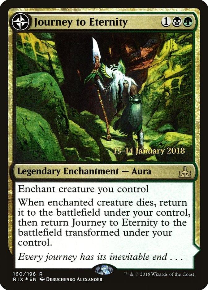 Magic: The Gathering MTG Single Journey to Eternity // Atzal, Cave of Eternity [Rivals of Ixalan Prerelease Promos]