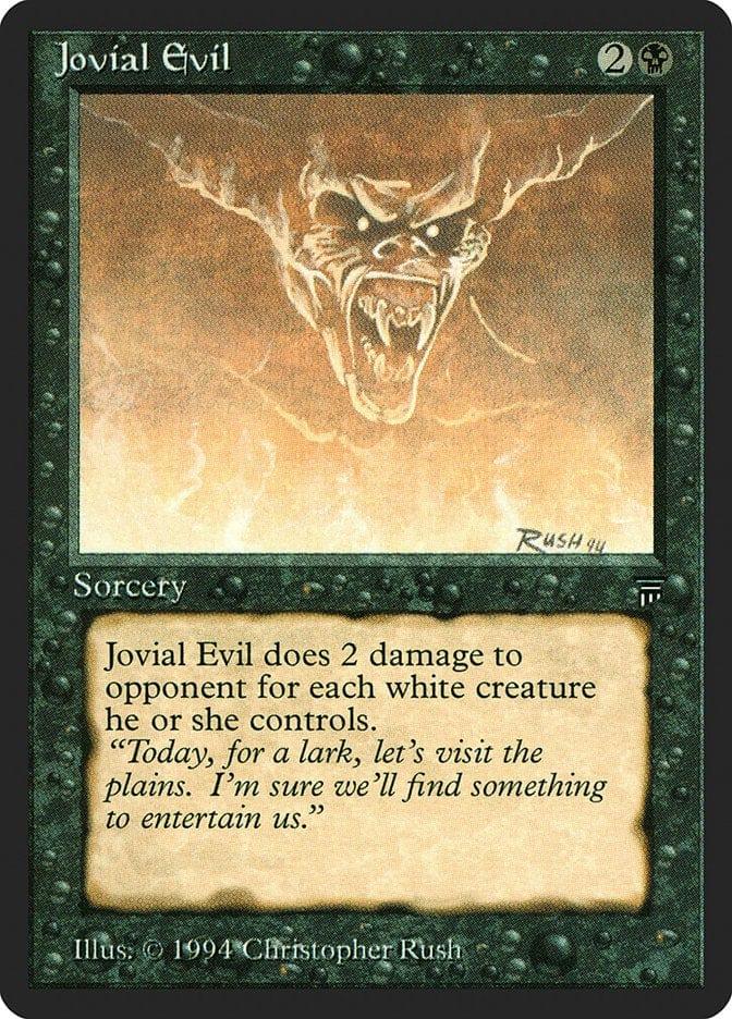 Magic: The Gathering MTG Single Jovial Evil [Legends]
