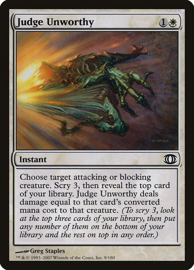 Magic: The Gathering MTG Single Judge Unworthy [Future Sight]