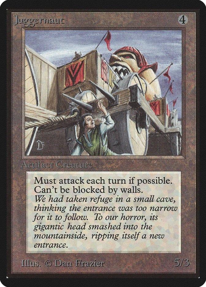 Magic: The Gathering MTG Single Juggernaut [Limited Edition Beta]
