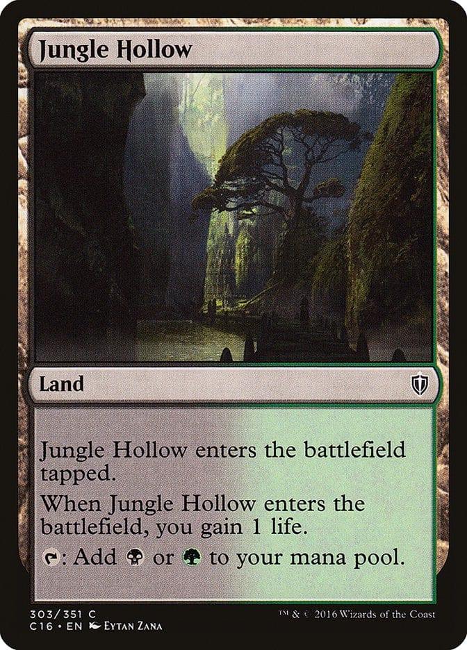 Magic: The Gathering MTG Single Jungle Hollow [Commander 2016]