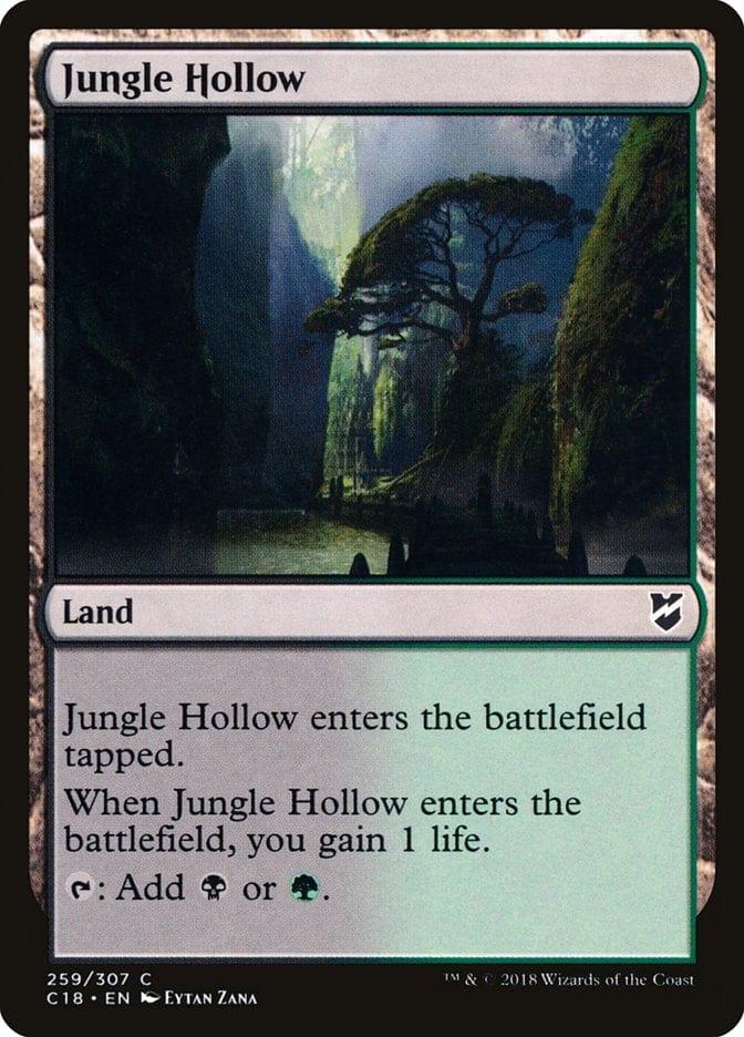 Magic: The Gathering MTG Single Jungle Hollow [Commander 2018]