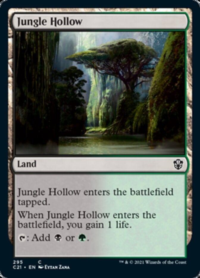 Magic: The Gathering MTG Single Jungle Hollow [Commander 2021]