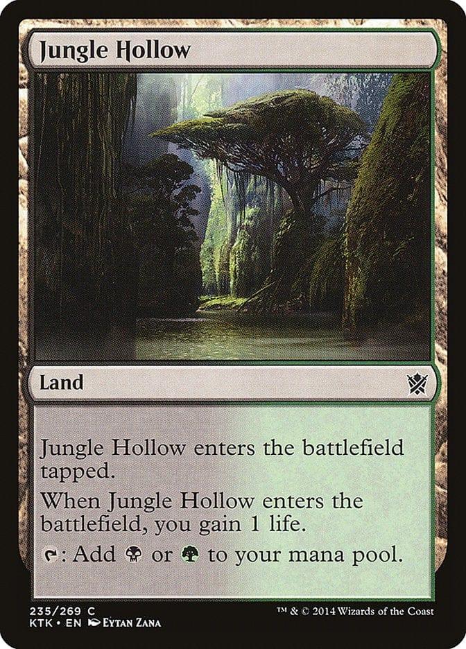 Magic: The Gathering MTG Single Jungle Hollow [Khans of Tarkir]