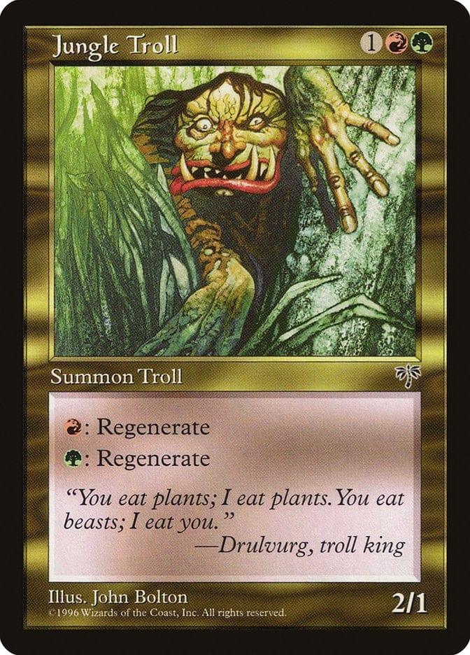Magic: The Gathering MTG Single Jungle Troll [Mirage]