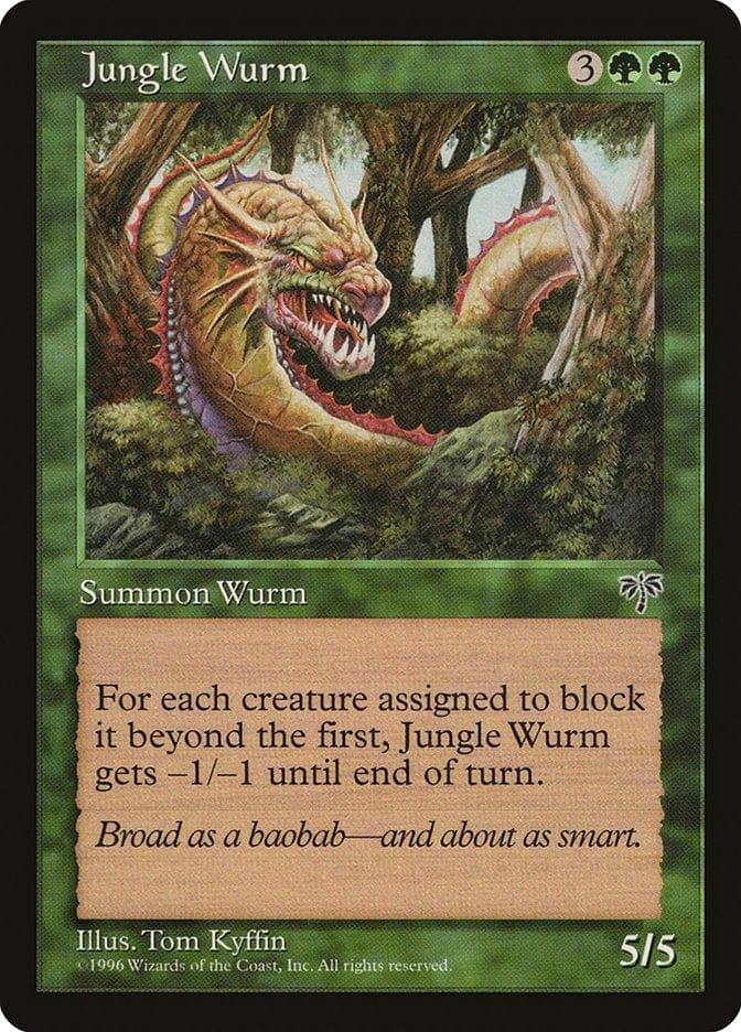 Magic: The Gathering MTG Single Jungle Wurm [Mirage]