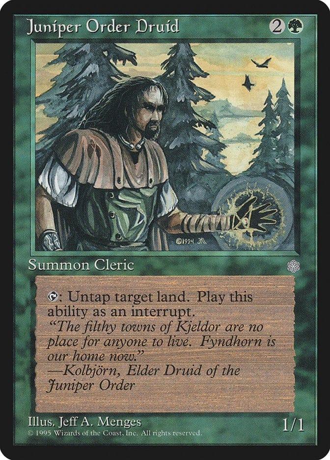 Magic: The Gathering MTG Single Juniper Order Druid [Ice Age]