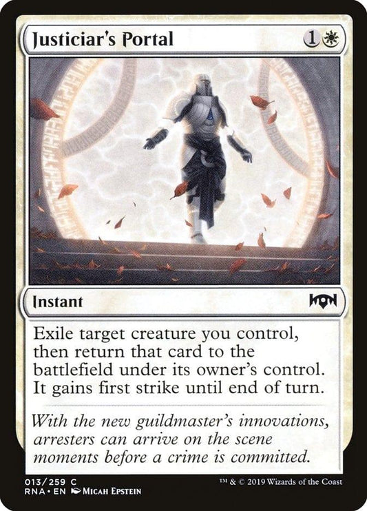 Magic: The Gathering MTG Single Justiciar's Portal [Ravnica Allegiance]