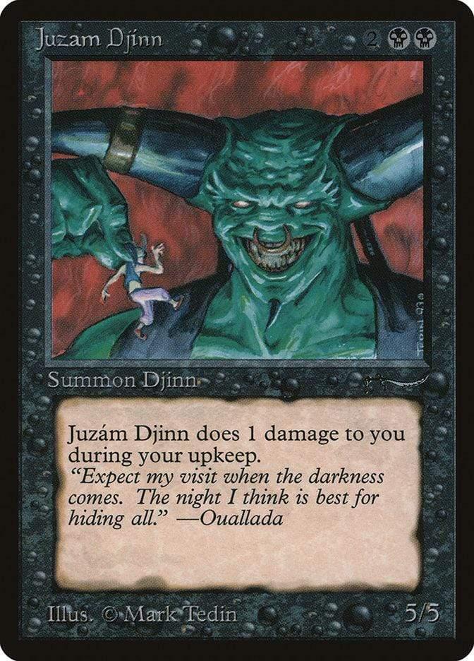 Magic: The Gathering MTG Single Juzám Djinn [Arabian Nights]