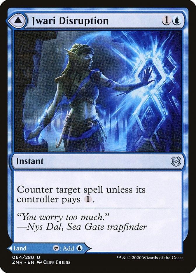Magic: The Gathering MTG Single Jwari Disruption // Jwari Ruins [Zendikar Rising]