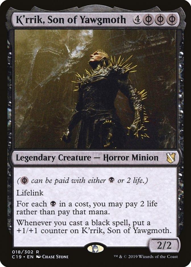 Magic: The Gathering MTG Single K'rrik, Son of Yawgmoth [Commander 2019]