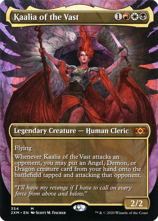 Magic: The Gathering MTG Single Kaalia of the Vast (Toppers) [Double Masters Extended Art]