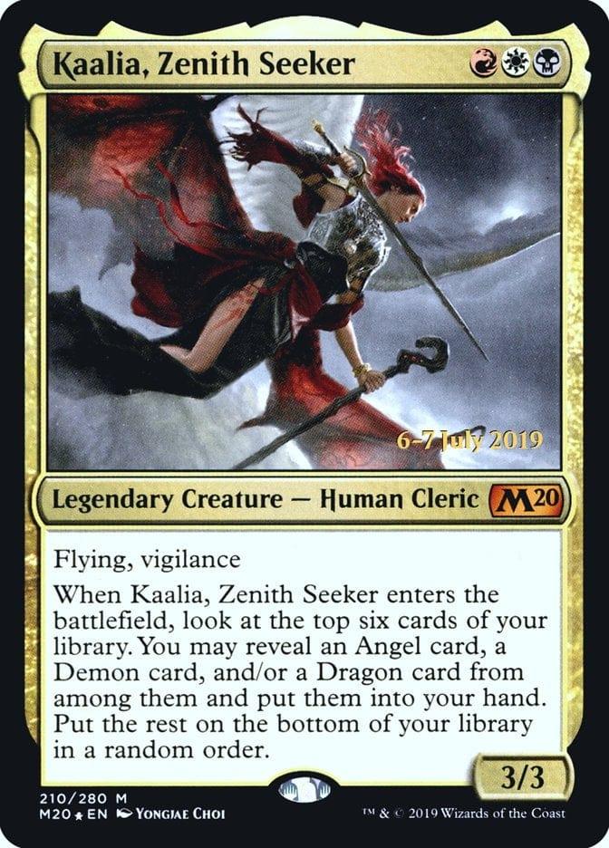 Magic: The Gathering MTG Single Kaalia, Zenith Seeker  [Core Set 2020 Prerelease Promos]