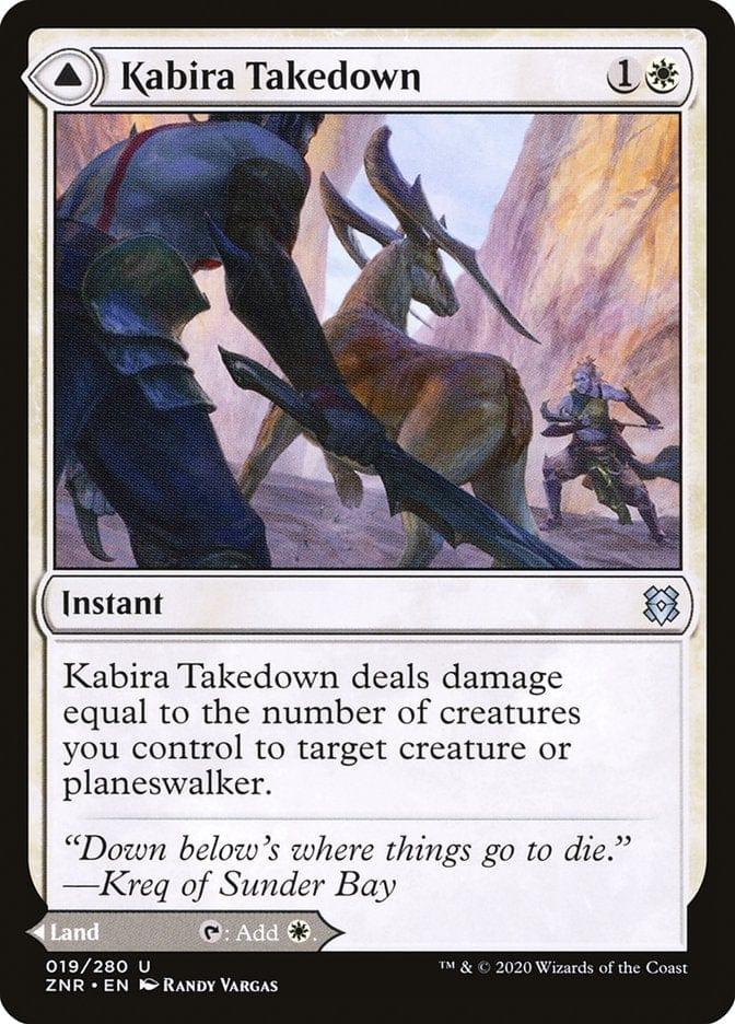 Magic: The Gathering MTG Single Kabira Takedown // Kabira Plateau [Zendikar Rising]