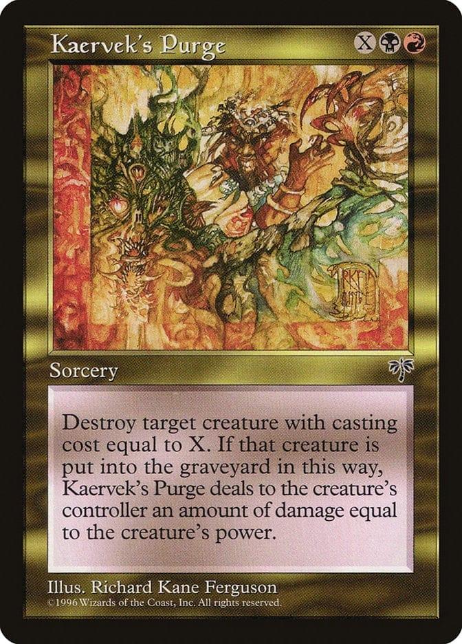 Magic: The Gathering MTG Single Kaervek's Purge [Mirage]