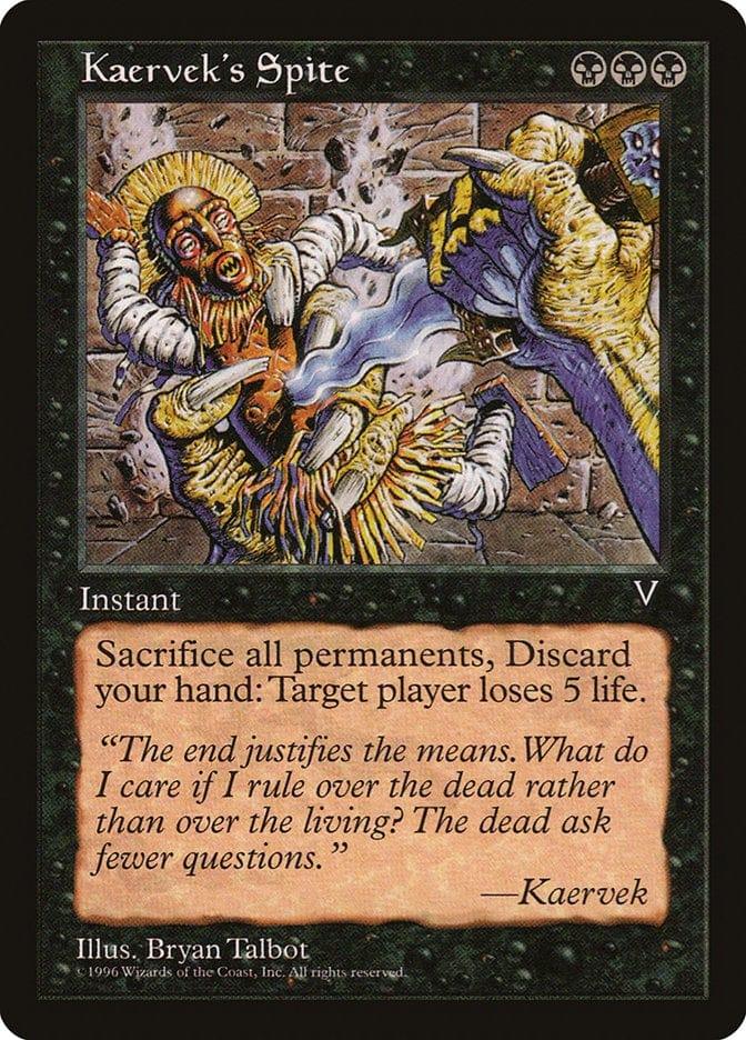 Magic: The Gathering MTG Single Kaervek's Spite [Visions]