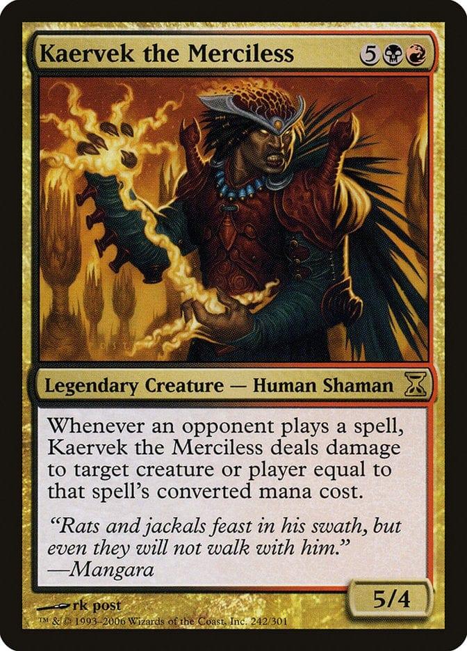Magic: The Gathering MTG Single Kaervek the Merciless [Time Spiral]