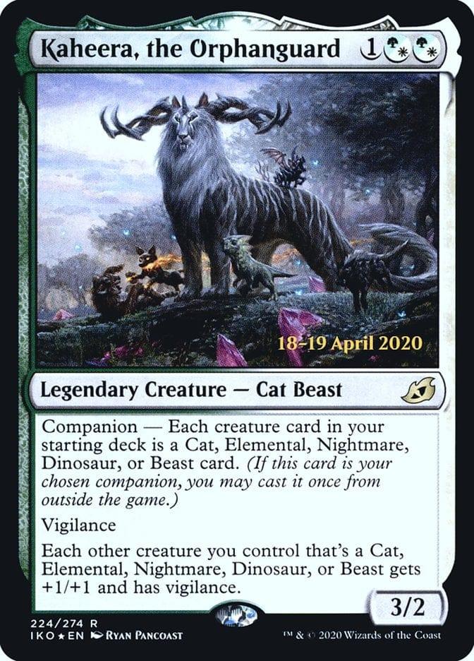 Magic: The Gathering MTG Single Kaheera, the Orphanguard  [Ikoria: Lair of Behemoths Prerelease Promos]